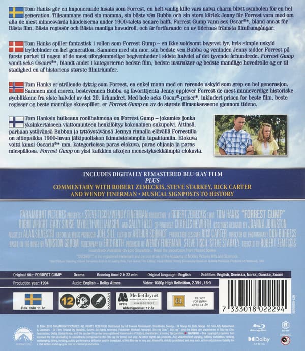 Film - Forrest Gump 1-Disc (Bd)
