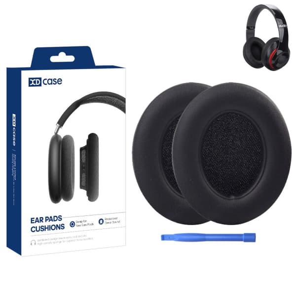 Øreputer i minneskum til Beats Studio 2.0/3.0 - Svart