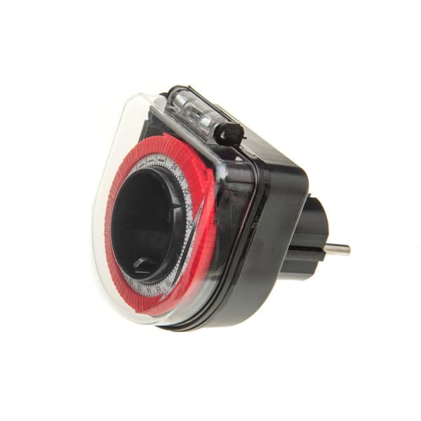 Timer for utendørs bruk med IP44 og maks effekt 3500W