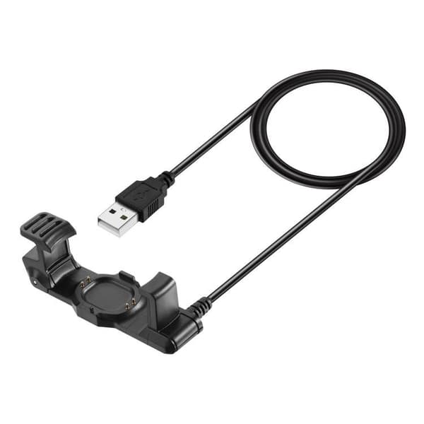 USB-lader til Garmin Forerunner 225 – Svart / Lader til klokke / Magnetisk ladekabel