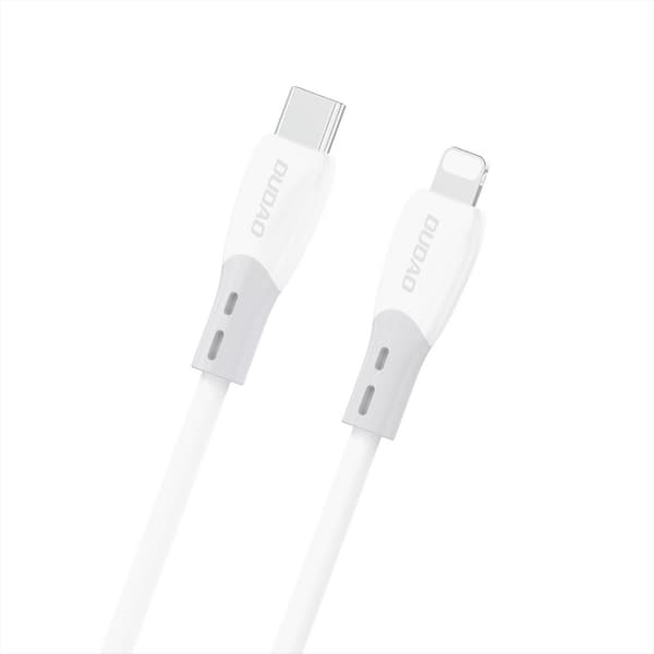Dudao USB-kabel 30W USB-C til Lightning 2 m - hvit