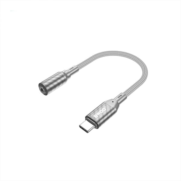 BWOO USB-adapter USB-C til 3,5 mm minijack, 18 cm