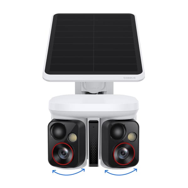 Baseus Security X1 Pro Dual Surveillance Camera med solcellelading / utendørs kamera