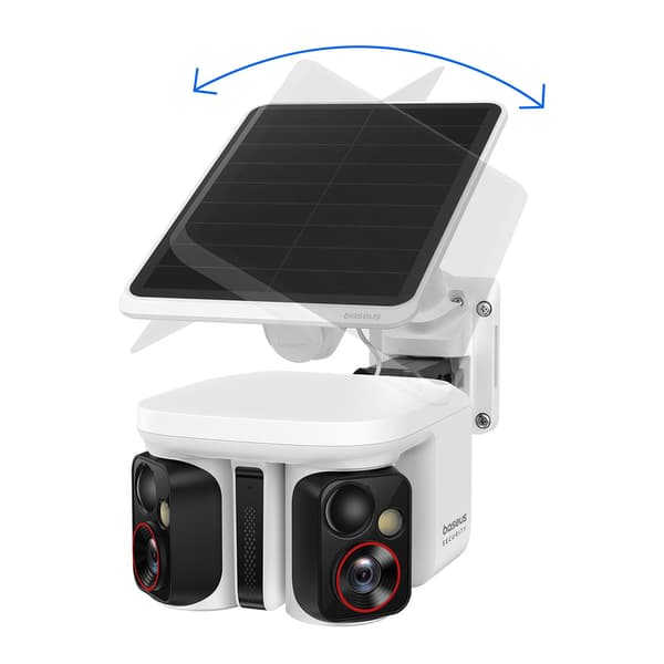 Baseus Security X1 Pro Dual Surveillance Camera med solcellelading / utendørs kamera