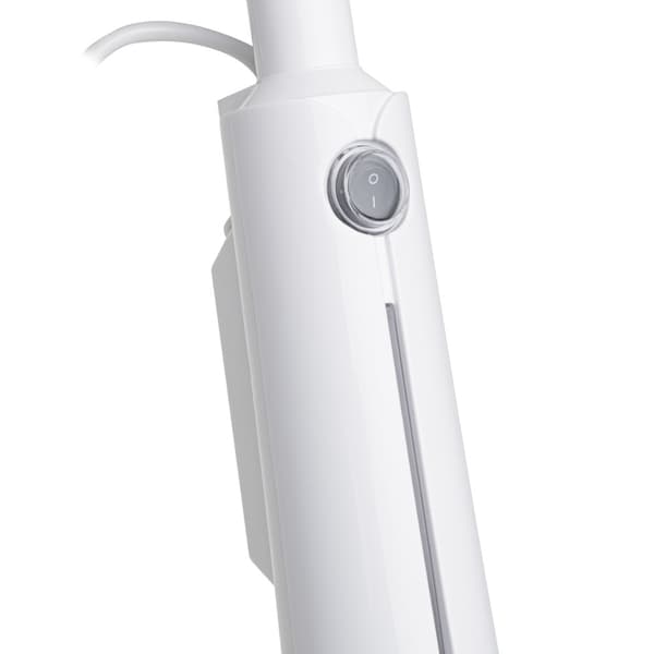 1300 W dampmopp med trekantet hode og 7 meter ledning - Hvit