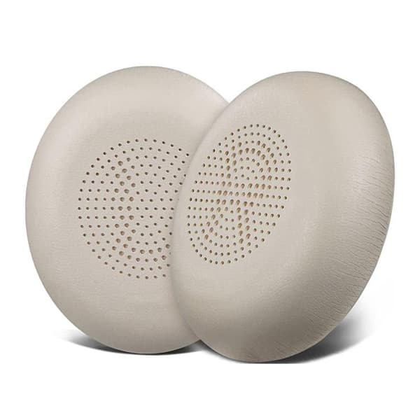 Øreputer i kunstlær til Jabra Elite 45h/Evolve2 65 - Gull