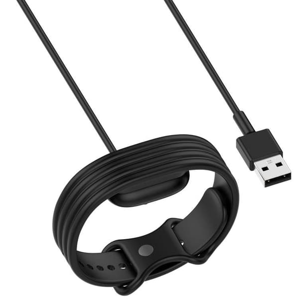 Magnetisk ladekabel USB-A til Fitbit Air – Svart / Klokkelader / USB-ladekabel