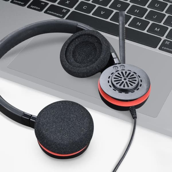 Øreputer til Jabra Evolve 20/30/40/65 - Svart