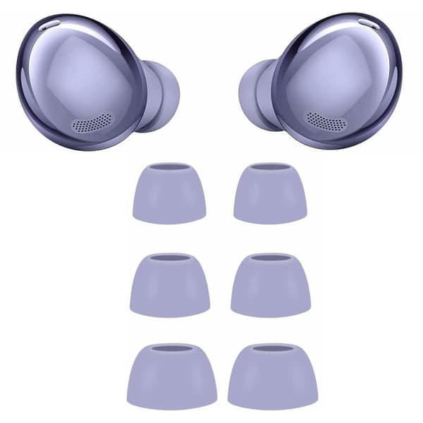 Silikonørepropper, 3 par til Galaxy Buds Pro – Lilla / Silikonpropper / Reservepropper