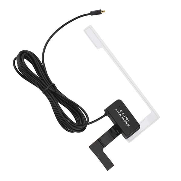 DAB Digital Bilradio Antenn Glasmontering MCX Hankontakt
