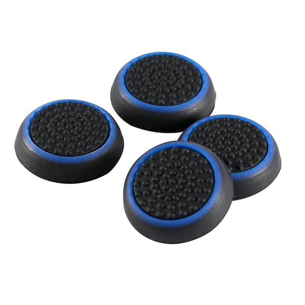 4 stk. silikone-controller-tommelfinger-joystick-hætte til PS3 PS4 XBOX Blå