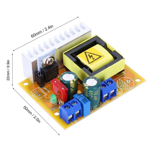 DC-DC Boost Converter 45-390V Justerbart Højspændingsmodul til Kondensatoropladning