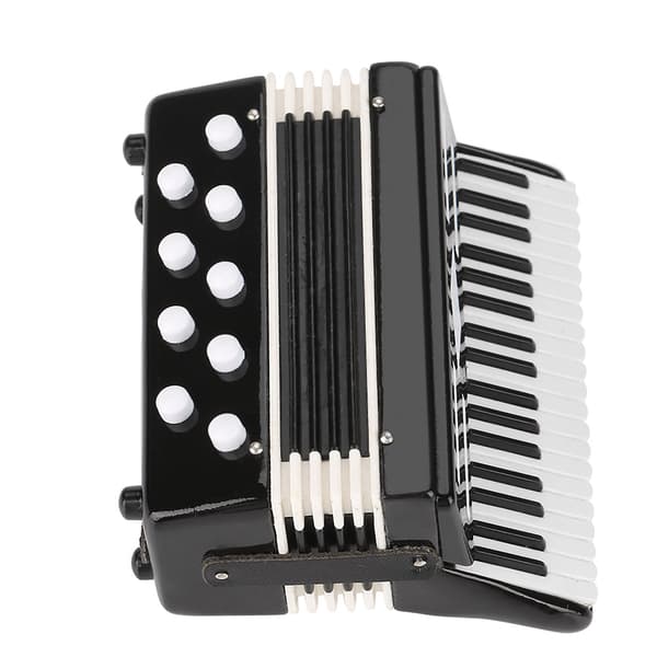 Mini dragspelsfigur skrivbordsdekorativt instrumentmodell hemkontorspresent