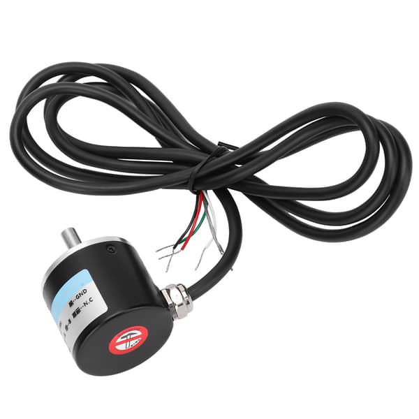 AB 2-faset inkremental encoder 5-24V DC solid aksel, 360P/R roterende sensor til industriel automation