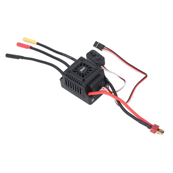 Børsteløs ESC 60A aluminiumshastighedsregulator til 1/10 RC bil lastbil