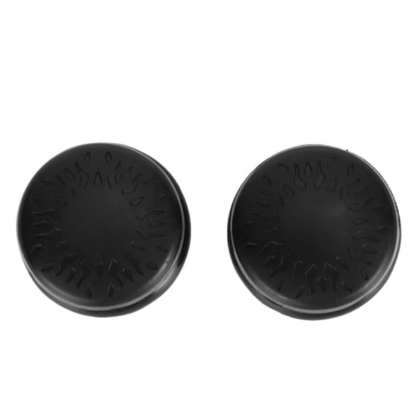 2 stk. Thumbstick Blødt Silikone Cover Greb Stick Joystick Controller Gamepad Nøglehætte til PS5 Sort