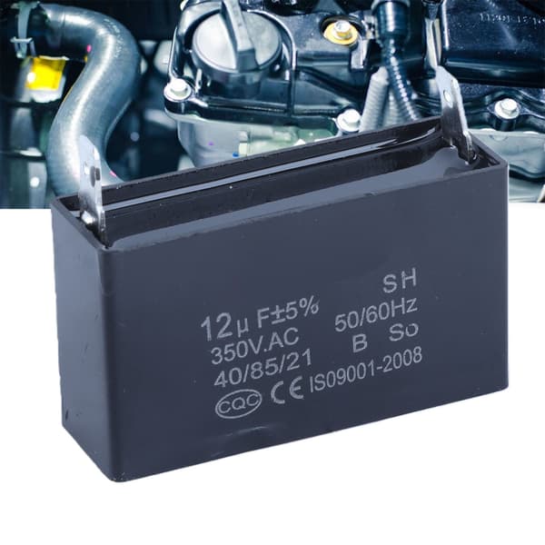 CBB61 12uF 350VAC Motorkondensator för luftkonditionering, bensingeneratorstartare, rund