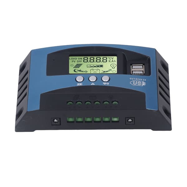 MPPT Solar Charge Controller 80A, 12V/24V Auto, LCD Real-Time Display PV Regulator