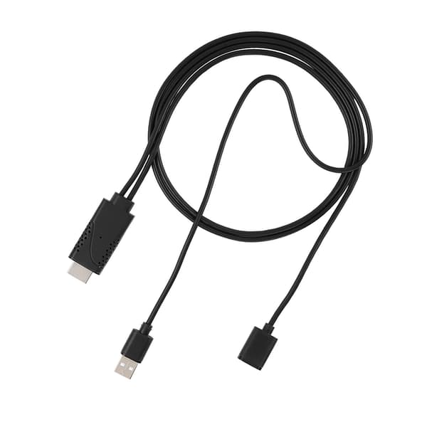 2 i 1 1080P USB hun til HDMI han HDTV adapterkabel til iPhone Android