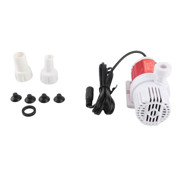 Borstlös dränkbar vattenpump Tyst DC12V 10W 3.3M lyfthöjd Mini Akvarium