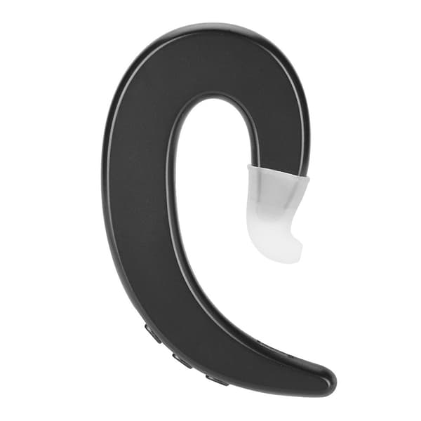 Håndfri ørekrog Bluetooth-hovedtelefon Trådløs smertefri knogleledning øretelefonhoveder (sort)
