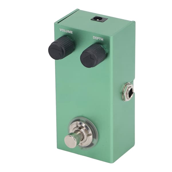 Vibratoeffektpedal Aluminiumlegering Kompakt Rattkontroll Elgitarrpedalbräda DC9V