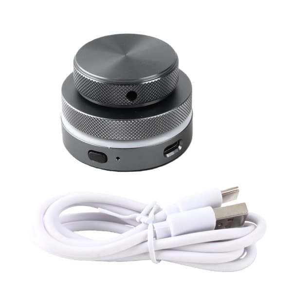 RGB LED Lydstyrkeknap Trådløs Bluetooth USB-C Multimediecontroller til Tablet Bærbar PC