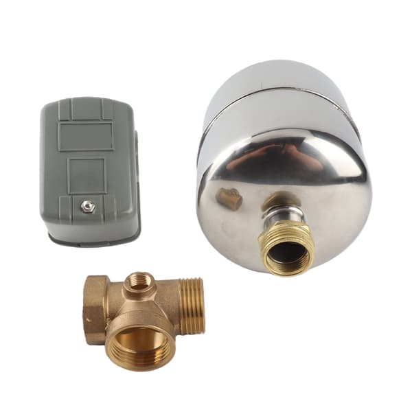 110V-230V Trycktank Vattenpumpstyrenhet i Rostfritt Stål med Koppar Backventilssats