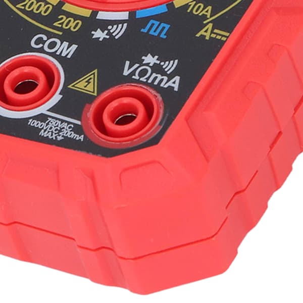 Digital Multimeter 4000 Counts NCV Tester AC DC Spänning Ohm Volt Ampere Meter Bärbar för Hem Bil Verkstad