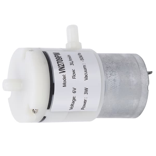 3 st 6V DC membranpump 3L/min Mini tyst luftvakuumpump