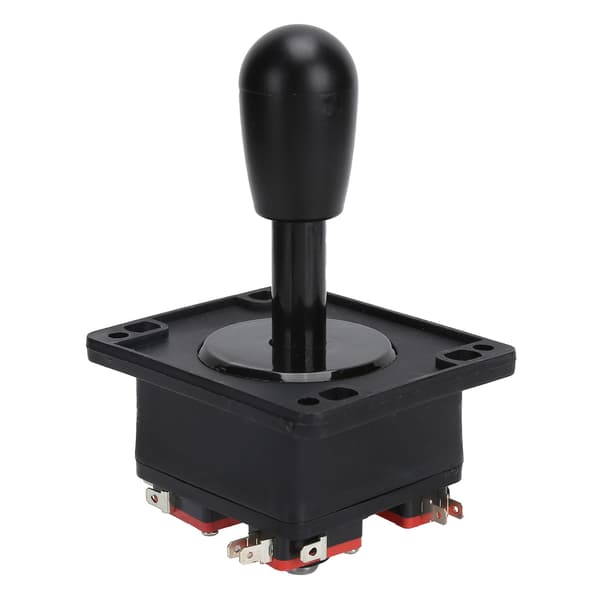 Arkadespil DIY-sæt Joystick-tilbehør med USB-encoderkortadapter til pc-spil Sort