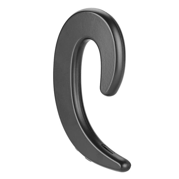 Håndfri ørekrog Bluetooth-hovedtelefon Trådløs smertefri knogleledning øretelefonhoveder (sort)