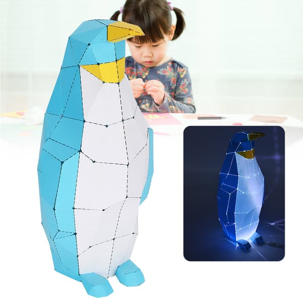 Boardattack Papercraft Kit DIY USB-driven handgjorda pedagogiska leksaker för barn DC12V