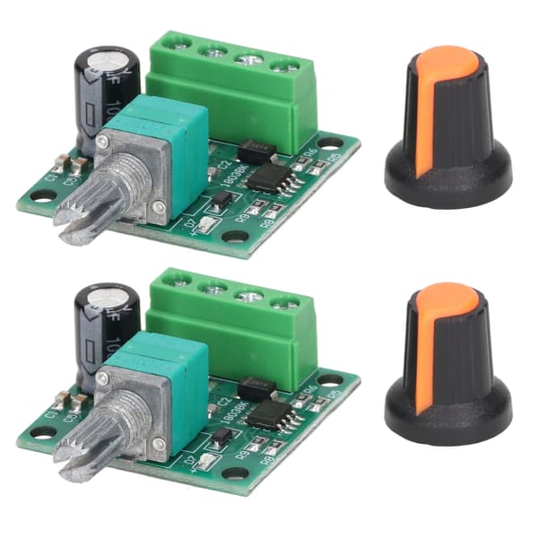 2-pak DC 1.8V-12V PWM Motorhastighedsregulatorafbryder til ventilatorpumpe, variabel kontrolkort