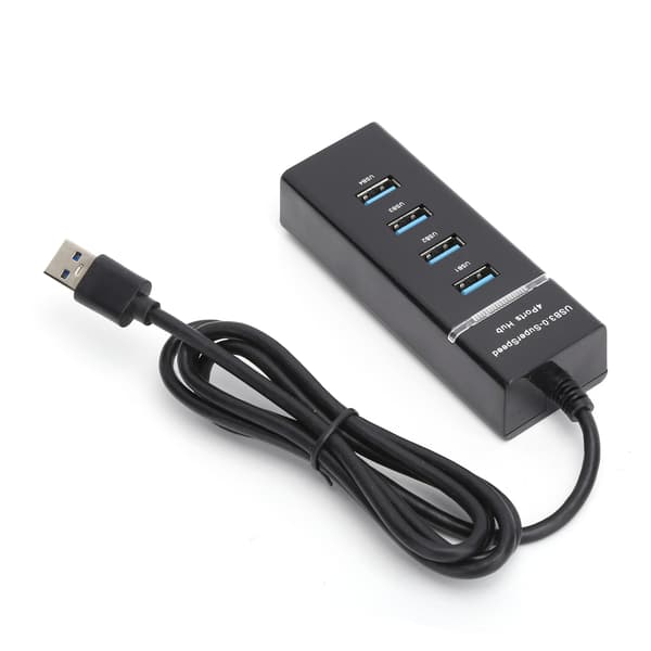 1 til 4 USB 3.0 HUB Han til Hun USB Forlængeradapterkabel Splitter til PC Bærbar