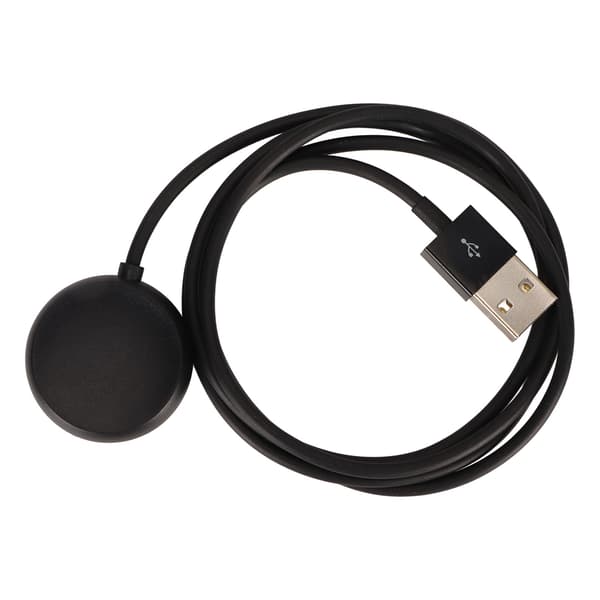 Ur-oplader til Google Pixel Bærbar USB Magnetisk Trådløs Ur-opladerkabel til Hjemmerejse Kontor Sort