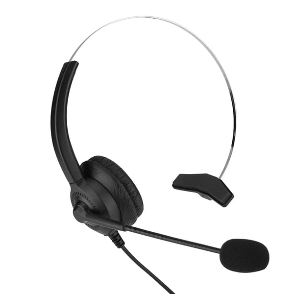 Støjreducerende Call Center Headset Komfortabelt Telefonheadset - 3.5mm Stik