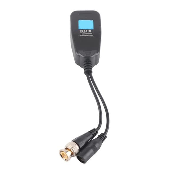 1 par passiv CCTV Coax BNC Video Power Balun Transceiver til RJ45-stik