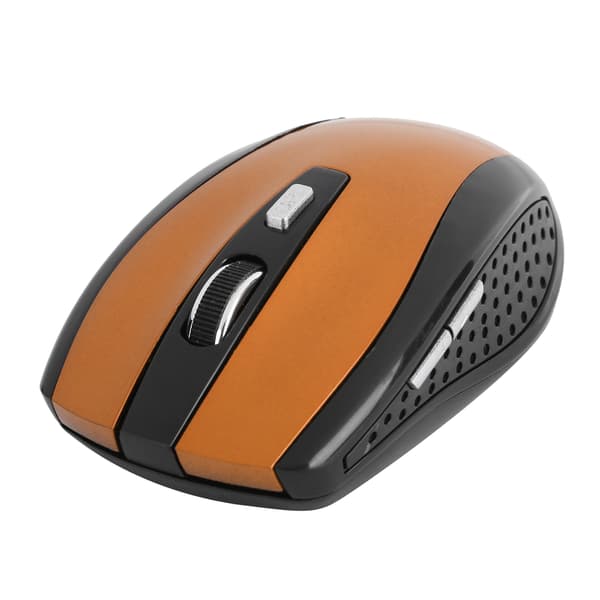 Trådløs mus Notebook Computer Optisk Gaming Tilbehør med justerbar DPI 250Hz Orange