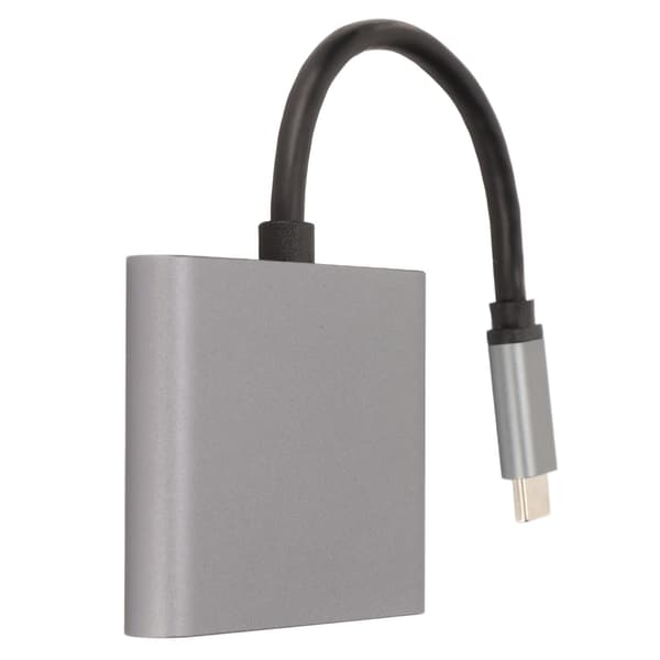 USB C till HD Multimedia Interface Hub stöder 4K 60HZ USB C till dubbel HD Multimedia Interface-adapter
