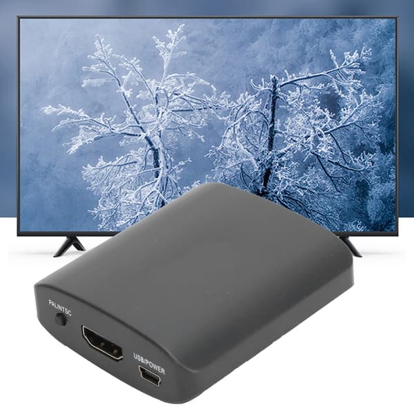 HD Multimedia Interface till AV-adapter Högupplöst videokonverterare för DVD-skärm