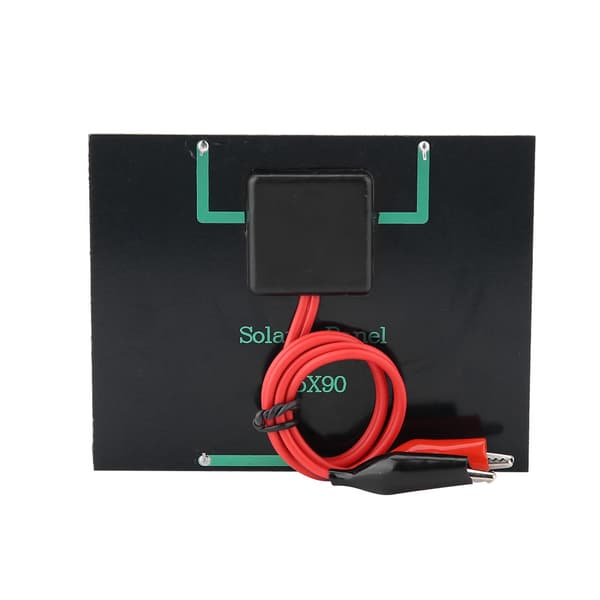 1.5W 12V Klass A Polykristallin Kisel Solpanel Krokodilklämma DIY Kit