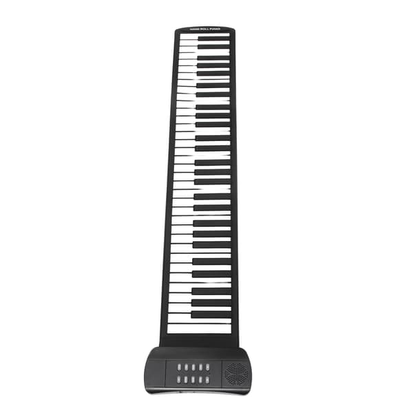 Rulleklaver til børn 61 tangenter elektronisk tykt bærbart foldbart USB genopladeligt keyboard