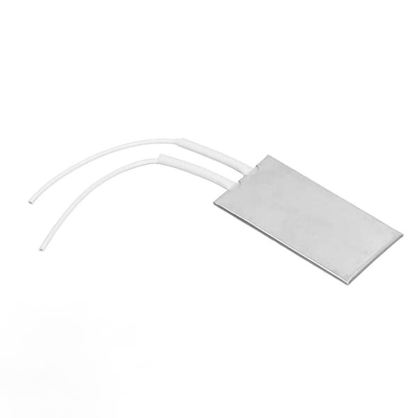 PTC Varmeplade Termostatisk 304 Rustfrit Stål 100x50mm 120W 220V Auto Ventilator