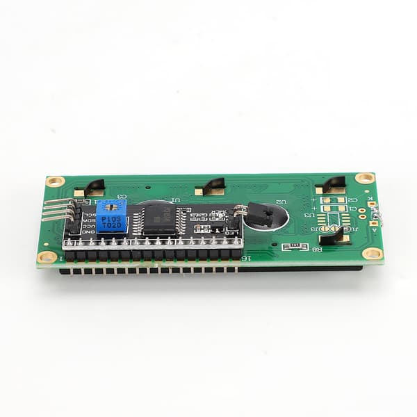 LCD-moduuli 1602 LCD-näyttö sovitinkortilla IIC/I2C/liitäntä sininen näyttö