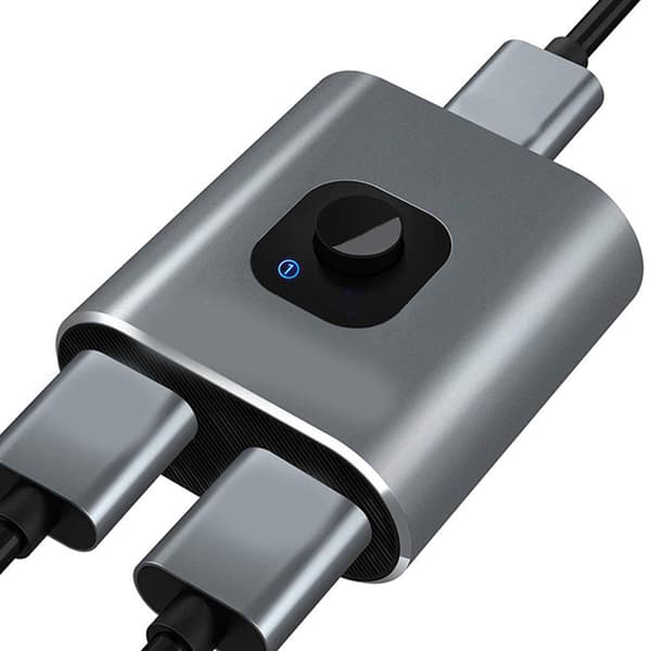 HD Multimedia Interface Switch 2 ind 1 ud 4K 60Hz understøtter 3D HD Tovejs HD Multimedia Interface Splitter