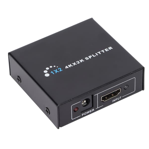 HD Multimedia Interface Splitter 1 ind 2 ud HD Multimedia Interface Extender til skærme LCD-tv-computere 100-240VEU-stik