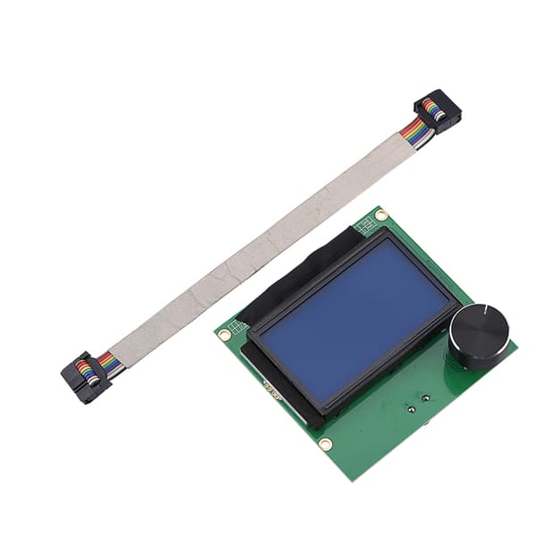Udskiftnings-LCD-skærm med 2 kabler til Creality CR‑10S 3D-printer
