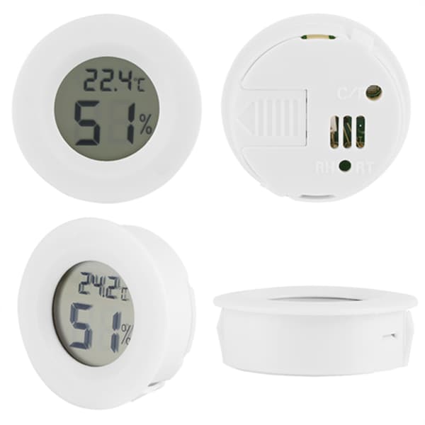 Digital LCD krybdyrtermometer og hygrometer, kæledyrstemperatur- og fugtighedsmåler