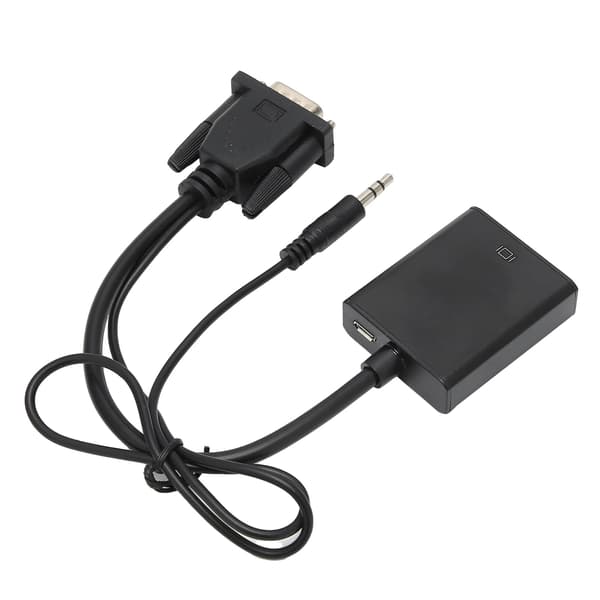 Lydkonverter VGA til High Definition Multimedia Interface Signalkonverteringsadapter